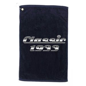 Classic Chrome 1933 90th Birthday Platinum Collection Golf Towel