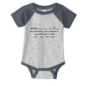 Classic Chrome 1953 70th Birthday Infant Baby Jersey Bodysuit