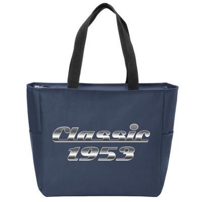 Classic Chrome 1953 70th Birthday Zip Tote Bag