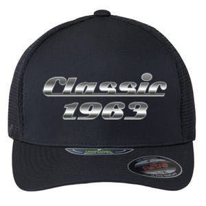 Classic Chrome 1963 60th Birthday Flexfit Unipanel Trucker Cap