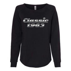 Classic Chrome 1963 60th Birthday Womens California Wash Sweatshirt