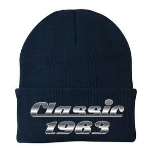 Classic Chrome 1963 60th Birthday Knit Cap Winter Beanie