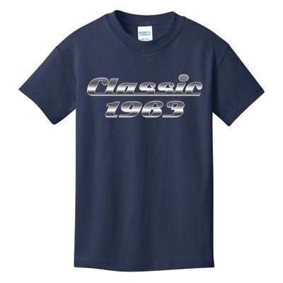 Classic Chrome 1963 60th Birthday Kids T-Shirt