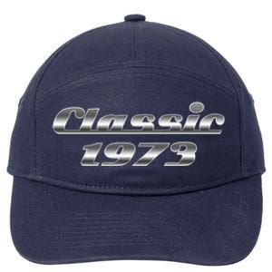 Classic Chrome 1973 50th Birthday 7-Panel Snapback Hat