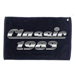 Classic Chrome 1983 40th Birthday Grommeted Golf Towel