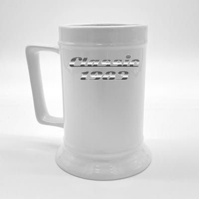 Classic Chrome 1983 40th Birthday Beer Stein