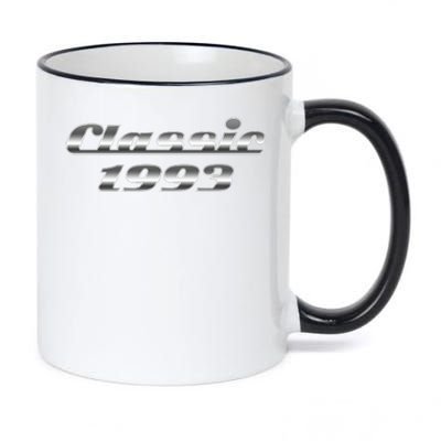 Classic Chrome 1993 30th Birthday 11oz Black Color Changing Mug