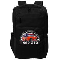 CLASSIC CARS 1969 GTO AMERICAN MUSCLE CARS VINTAGE 60s Impact Tech Backpack