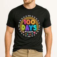 Cute Cool 100 Days Of School Pencil Emblem Cooling Performance Crew T-Shirt