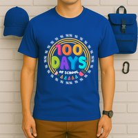 Cute Cool 100 Days Of School Pencil Emblem T-Shirt