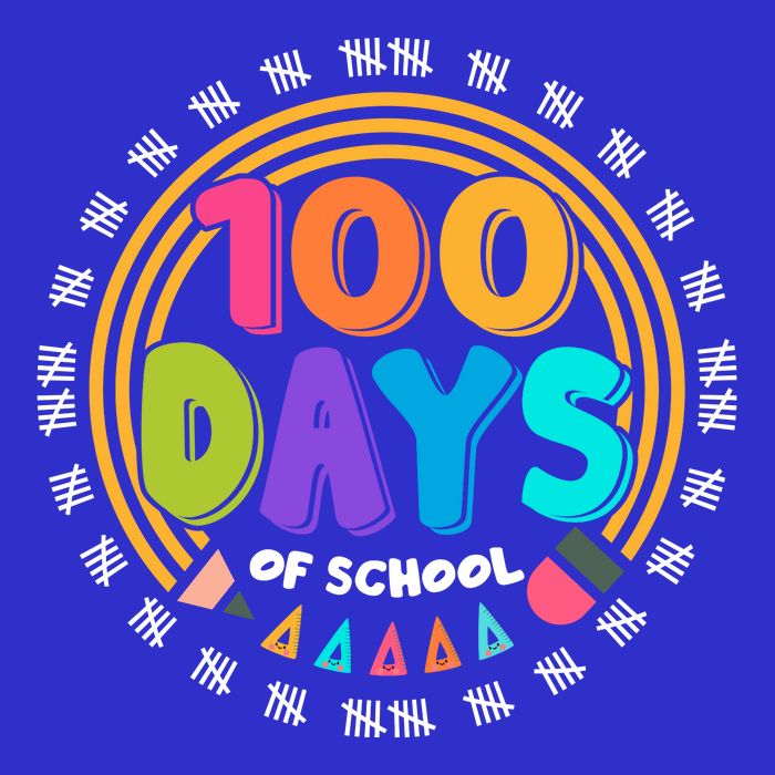 Cute Cool 100 Days Of School Pencil Emblem 16 in Basic Backpack