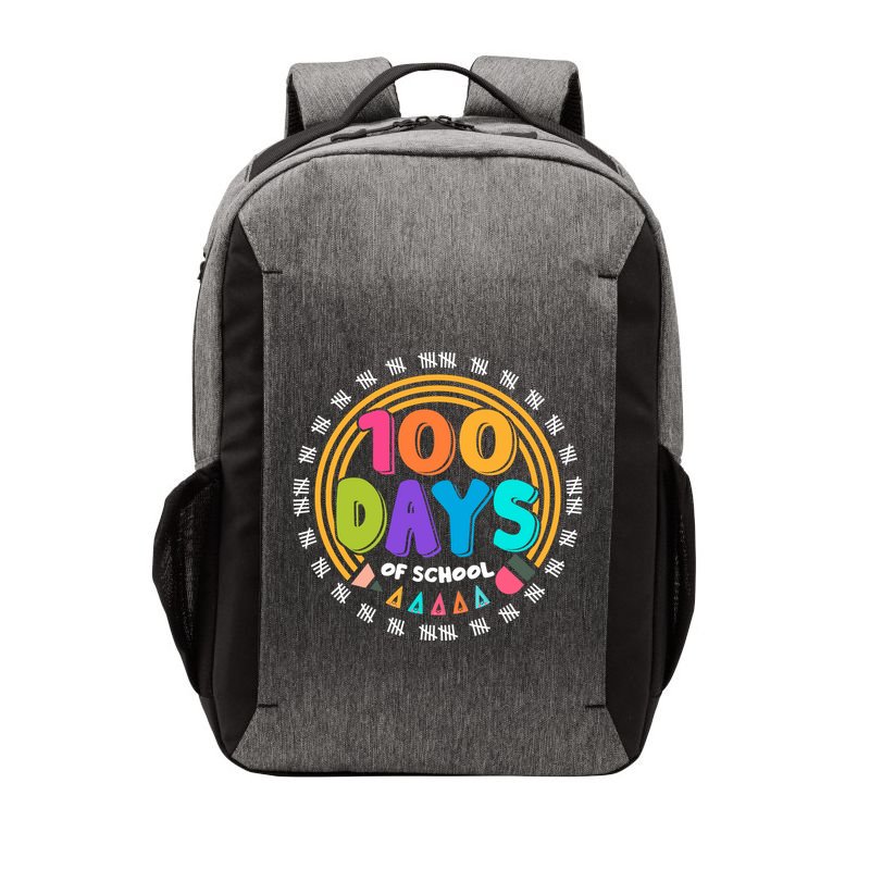 Cute Cool 100 Days Of School Pencil Emblem Vector Backpack