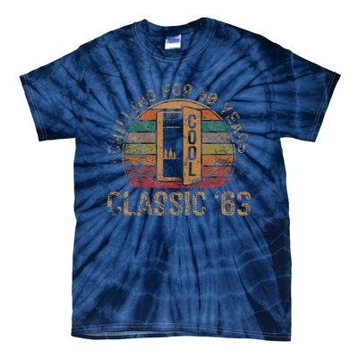 Cool Classic 1963 Vintage 60th Birthday Gifts 60 Year Old Tie-Dye T-Shirt