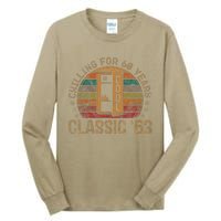 Cool Classic 1963 Vintage 60th Birthday Gifts 60 Year Old Tall Long Sleeve T-Shirt