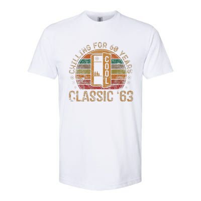 Cool Classic 1963 Vintage 60th Birthday Gifts 60 Year Old Softstyle® CVC T-Shirt