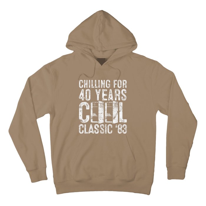 Cool Classic 1983 Vintage 40th Birthday Gifts 40 Year Old Hoodie