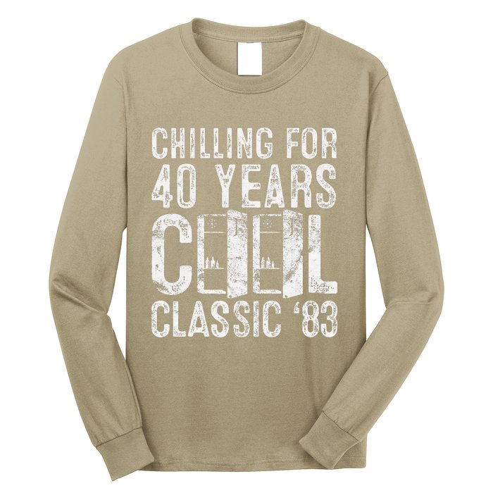 Cool Classic 1983 Vintage 40th Birthday Gifts 40 Year Old Long Sleeve Shirt