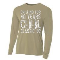 Cool Classic 1983 Vintage 40th Birthday Gifts 40 Year Old Cooling Performance Long Sleeve Crew