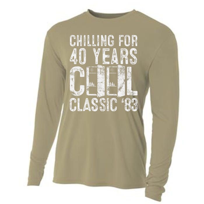 Cool Classic 1983 Vintage 40th Birthday Gifts 40 Year Old Cooling Performance Long Sleeve Crew