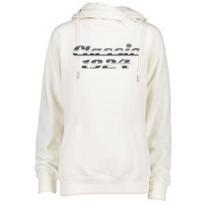 Classic Chrome 1924 100th Birthday Womens Funnel Neck Pullover Hood