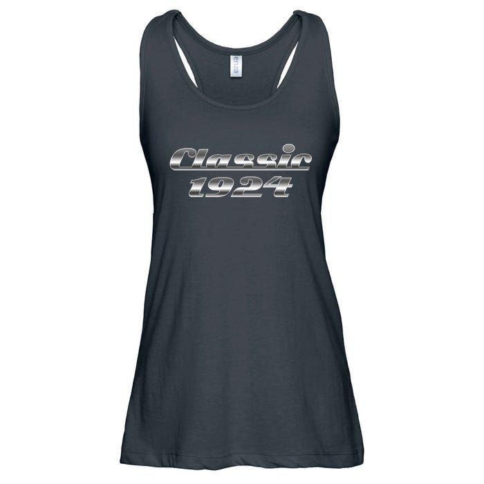 Classic Chrome 1924 100th Birthday Ladies Essential Flowy Tank