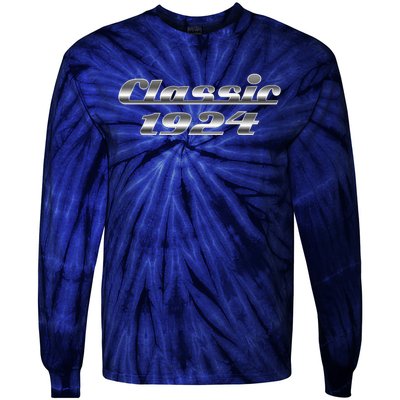 Classic Chrome 1924 100th Birthday Tie-Dye Long Sleeve Shirt