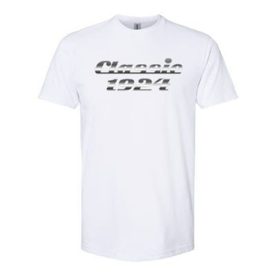 Classic Chrome 1924 100th Birthday Softstyle CVC T-Shirt