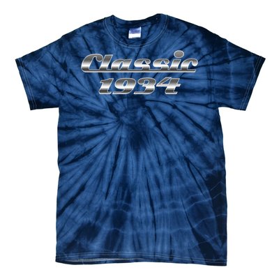 Classic Chrome 1934 90th Birthday Tie-Dye T-Shirt