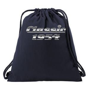 Classic Chrome 1954 70th Birthday Drawstring Bag