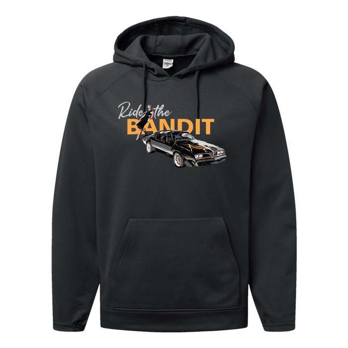 Classic Cars 1977 Bandit Am Vintage Black Am Performance Fleece Hoodie