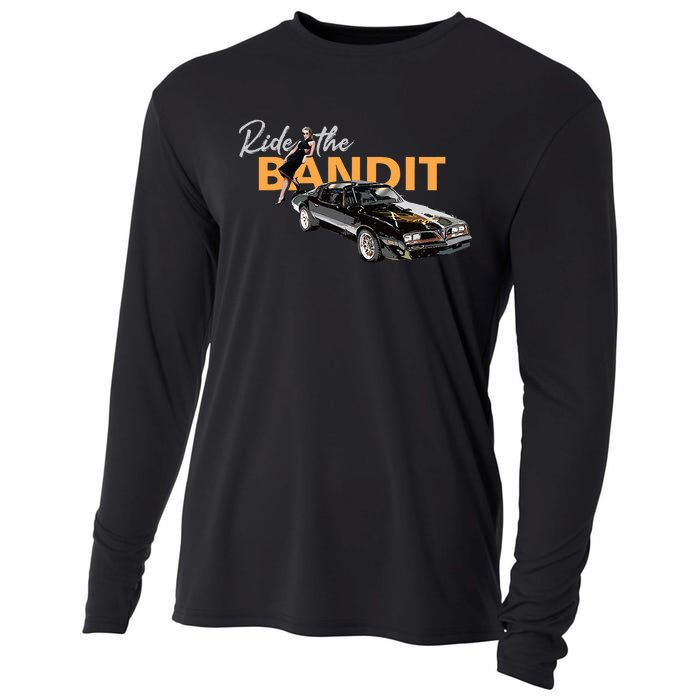 Classic Cars 1977 Bandit Am Vintage Black Am Cooling Performance Long Sleeve Crew