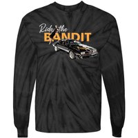 Classic Cars 1977 Bandit Am Vintage Black Am Tie-Dye Long Sleeve Shirt