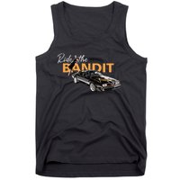 Classic Cars 1977 Bandit Am Vintage Black Am Tank Top