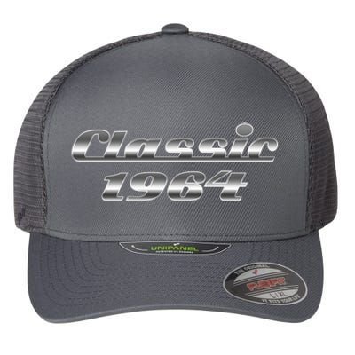 Classic Chrome 1964 60th Birthday Flexfit Unipanel Trucker Cap