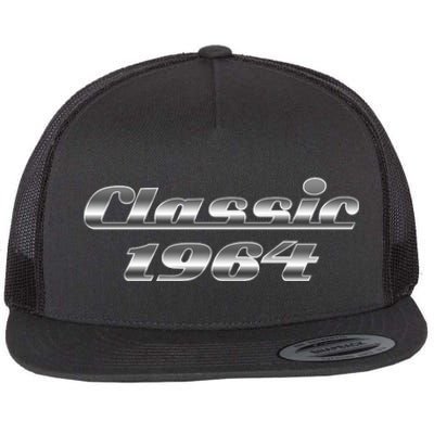 Classic Chrome 1964 60th Birthday Flat Bill Trucker Hat