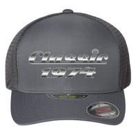 Classic Chrome 1974 50th Birthday Flexfit Unipanel Trucker Cap