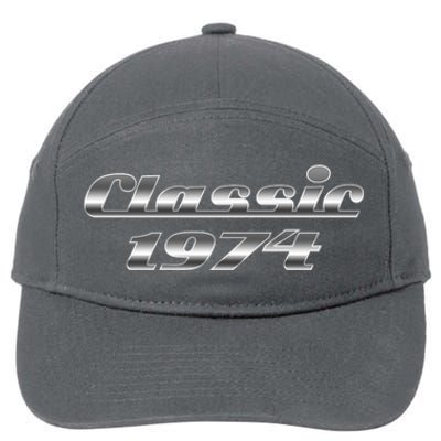 Classic Chrome 1974 50th Birthday 7-Panel Snapback Hat