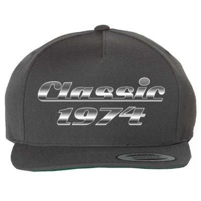 Classic Chrome 1974 50th Birthday Wool Snapback Cap