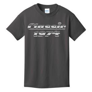 Classic Chrome 1974 50th Birthday Kids T-Shirt