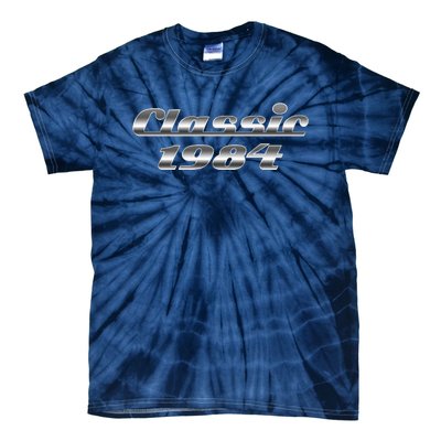 Classic Chrome 1984 40th Birthday Tie-Dye T-Shirt