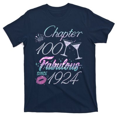 Cute Chapter 100th Birthday Fabulous Since 1924 T-Shirt