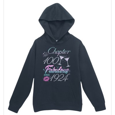 Cute Chapter 100th Birthday Fabulous Since 1924 Urban Pullover Hoodie