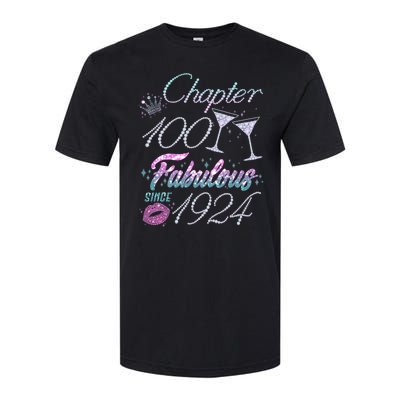 Cute Chapter 100th Birthday Fabulous Since 1924 Softstyle CVC T-Shirt