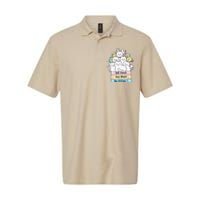 Cute Cat 100 Days You Must Be Kitten 100th Day Of School Softstyle Adult Sport Polo