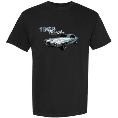 Classic Cars 1969 Am Debut Year Muscle Cars Garment-Dyed Heavyweight T-Shirt