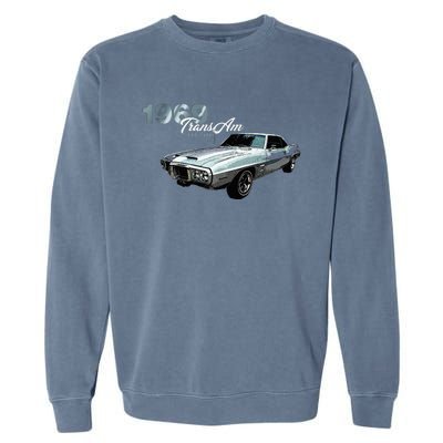 Classic Cars 1969 Am Debut Year Muscle Cars Garment-Dyed Sweatshirt