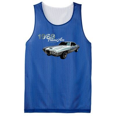 Classic Cars 1969 Am Debut Year Muscle Cars Mesh Reversible Basketball Jersey Tank