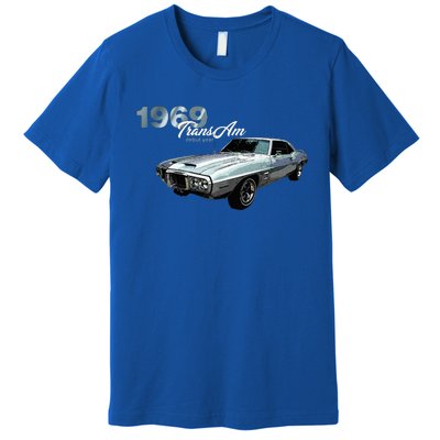 Classic Cars 1969 Am Debut Year Muscle Cars Premium T-Shirt