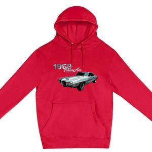 Classic Cars 1969 Am Debut Year Muscle Cars Premium Pullover Hoodie