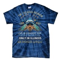 Cicada Concert 2024 Illinois Cicada Broods Tie-Dye T-Shirt